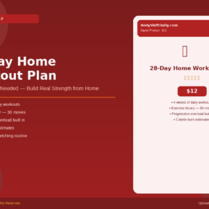 28-Day Home Workout Plan